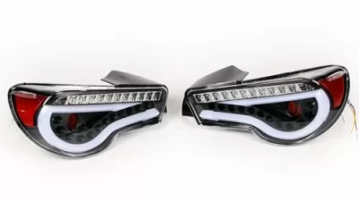 Spyder Auto LED Black Tail Lights for Scion FR-S | Subaru BRZ 2013+                                     - ALT-YD-SFRS12-LBLED-BK - Image 4