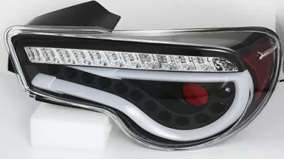 Spyder Auto LED Black Tail Lights for Scion FR-S | Subaru BRZ 2013+                                     - ALT-YD-SFRS12-LBLED-BK - Image 2