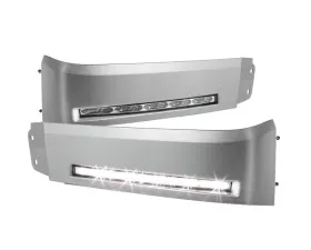Spyder Auto Silver XSP-X Style LED Daytime Running Lights for Toyota Tundra 2007-2013