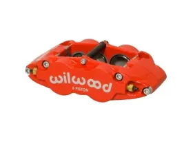 Wilwood Forged Narrow Superlite 6 Dust Seal Radial Mount R/H - Red