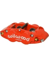 Wilwood Forged Narrow Superlite 4 Dust Seal Radial Mount - Red                                     - 120-14439-RD - Image 2