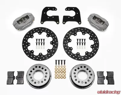 Willwood Forged Dynalite Rear Drag Brake Kit, Drilled Rotor - 140-0263-BD
