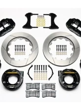 Wilwood Forged Narrow Superlite 4R Big Brake Rear Parking Brake Kit, Slotted Rotor - Black                                     - 140-10012 - Image 3