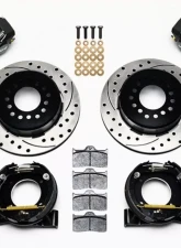 Wilwood Forged Dynalite Rear Parking Brake Kit, Drilled and Slotted Rotor - Black                                     - 140-10094-D - Image 3