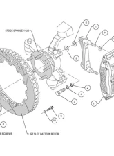 Wilwood Superlite-6R 13 Inch Front Big Brake Kit Honda S2000 00-09                                     - 140-10309 - Image 3