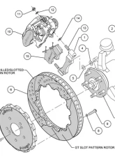Wilwood 13 Inch Rear Big Brake Kit w/Combination Parking Brake Honda S2000 00-09                                     - 140-10310 - Image 3