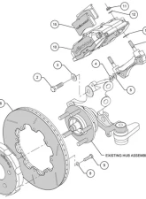 Wilwood Superlite-4R 12 Inch Road Race Front Big Brake Kit Ford Mustang 1994-2004                                     - 140-10692 - Image 3