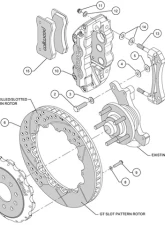 Wilwood W6AR 14 Inch Front Big Brake Kit Ford Mustang 2005-2014                                     - 140-10830 - Image 3