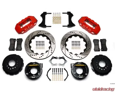 Wilwood W4A 14 Inch Rear Big Brake Kit Ford Mustang 2005-2014 - 140-10950