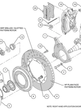 Wilwood Forged Dynalite 11 Inch Front Big Brake Kit Ford Mustang GT 1987-1993                                     - 140-11018 - Image 3