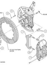 Wilwood W6AR 14 Inch Front Big Brake Kit Chevrolet Camaro 2010-2015                                     - 140-11269 - Image 3