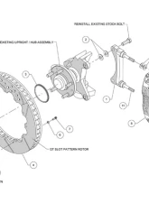 Wilwood Superlite-6R 12 Inch Front Big Brake Kit Mazda RX-7 93-96                                     - 140-11963 - Image 3