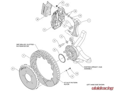 Wilwood Superlite-6R 12 Inch Front Big Brake Kit Honda Civic | CR-Z 2006+ - 140-11978
