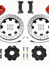 Wilwood Dynalite Calipers 12.19" SRP Drilled and Slotted Rotors Red Powder Coat Mazda MX-5 Miata 2016+                                     - 140-14233-DR - Image 2