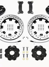 Wilwood Dynalite Calipers 12.19" SRP Drilled and Slotted Rotors Black Anodize Mazda MX-5 Miata 2016+                                     - 140-14233-D - Image 2