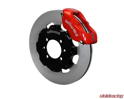 Wilwood Dynalite Calipers 12.19" ULHP Plain Face Rotors Red Powder Coat Mazda MX-5 Miata 2016+ - 140-14233-R