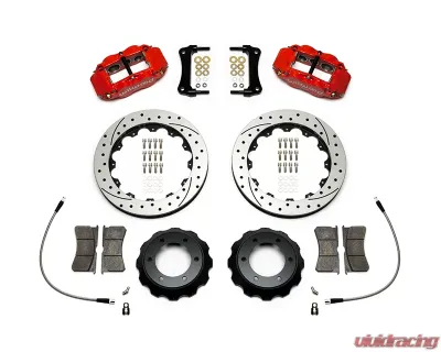 Wilwood Forged Narrow Cross Slotted Superlite 6R 12.88 inch Big Brake Kit Toyota Tacoma 2005-2015 - 140-14577-DR