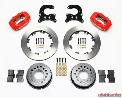 Willwood Forged Dynalite Pro Series Rear Brake Kit - Red Caliper - 140-2116-R