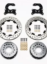 Willwood Forged Dynalite Pro Series Rear Brake Kit - Red Caliper - SRP Drilled & Slotted Rotor                                     - 140-2116-DR - Image 2