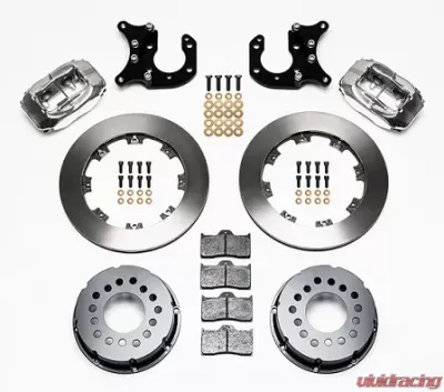 Willwood Forged Dynalite Pro Series Rear Brake Kit - Polished Caliper - 140-2114-P