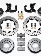 Willwood Forged Dynalite Pro Series Rear Brake Kit - Black Caliper                                     - 140-3018-BD - Image 2