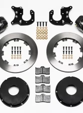 Willwood Forged Dynalite Pro Series Rear Drag Brake Kit, Plain Face Rotor - Black                                     - 140-3722-B - Image 2
