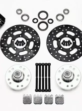 Willwood Dynalite Single Front Brake Kit, Drilled Rotor- Type III Anodized Caliper                                     - 140-4399-BD - Image 2