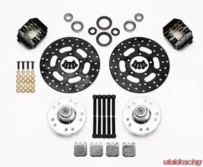 Willwood Dynalite Single Front Brake Kit, Drilled Rotor- Type III Anodized Caliper - 140-4399-BD
