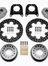 Willwood Dynalite Rear Drag Brake Kit, Drilled Rotor - Type III Ano Caliper                                     - 140-4545-BD - Image 2