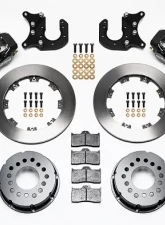Willwood Dynalite Pro Series Rear Brake Kit, Plain Face Rotor - Black                                     - 140-5591-B - Image 2