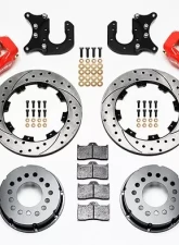 Willwood Dynalite Pro Series Rear Brake Kit, Drilled and Slotted Rotor - Red                                     - 140-5591-DR - Image 2