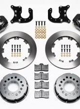 Willwood Dynalite Pro Series Rear Brake Kit, Plain Face Rotor - Black                                     - 140-5746-B - Image 2