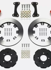 Willwood Forged Dynalite Big Brake Front Brake Kit, Plain Face Rotor -Red- Honda Civic 1990-2000                                     - 140-6310-R - Image 2
