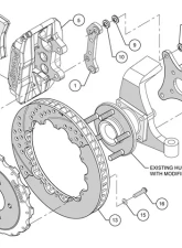 Wilwood Superlite-6 13 Inch Front Big Brake Kit Chevrolet Camaro | Pontiac Firebird 1993-1997                                     - 140-6743 - Image 3