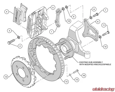 Wilwood Superlite-6 13 Inch Front Big Brake Kit Chevrolet Camaro | Pontiac Firebird 1993-1997 - 140-6743