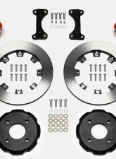 Willwood Forged Dynalite Big Brake Front Brake Kit, Plain Face Rotor - Black Caliper - Mitsubishi Lancer 2002                                     - 140-7015-R - Image 2