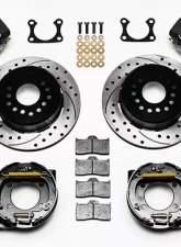 Willwood Forged Dynalite Rear Parking Brake Kit, Drilled and Slotted Rotor - Black Caliper                                     - 140-7139-D - Image 2