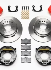 Wilwood Forged Dynalite Rear Parking Brake Kit, Plain Face Rotor - Red                                     - 140-7140-R - Image 3