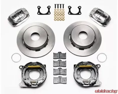Wilwood Forged Dynalite Rear Parking Brake Kit, Plain Face Rotor - Polished - 140-7142-P
