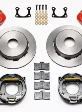 Wilwood Forged Dynalite Rear Parking Brake Kit, Plain Face Rotor - Red                                     - 140-7142-R - Image 3