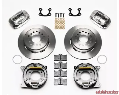 Wilwood Forged Dynalite Rear Parking Brake Kit, Plain Face Rotor - Polished - 140-7143-P