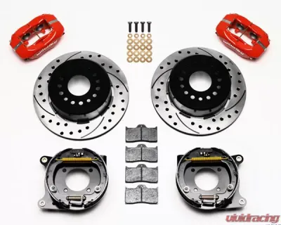 Wilwood Forged Dynalite Rear Big Brake Kit w/Parking Brake Chevrolet Camaro | Pontiac Firebird 1993-1997 - 140-7148