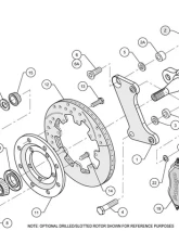 Wilwood Forged Dynalite 12 Inch Front Big Brake Kit Chevrolet Camaro | Nova | Chevelle 1967-1972                                     - 140-7675 - Image 3