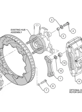 Wilwood Forged Superlite-4 13 Inch Front Big Brake Kit Scion xA / xB 03-05                                     - 140-8335 - Image 3