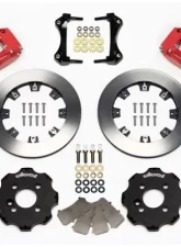 Wilwood Dynapro Radial Big Brake Front Brake Kit, Plain Face Rotor - Red - Mini Cooper                                     - 140-8528-R - Image 3