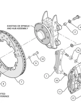 Wilwood Dynapro Radial 12 Inch Front Big Brake Kit Mini Cooper 02-10                                     - 140-8528 - Image 3