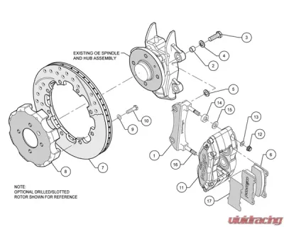 Wilwood Dynapro Radial 12 Inch Front Big Brake Kit Mini Cooper 02-10 - 140-8528