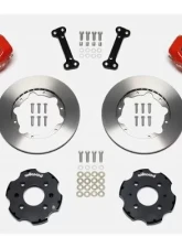 Wilwood Forged Dynalite Big Brake Front Brake Kit, Plain Face Rotor - Red - Honda Civic/Integra w/240mm Rotor                                     - 140-8695-R - Image 3