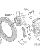 Wilwood Forged Superlite-4 13 Inch Front Big Brake Kit Scion tC 05-10                                     - 140-9013 - Image 3