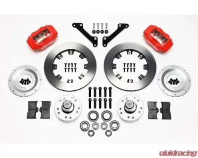 Wilwood Dynalite Big Brake Front Brake Kit, Plain Face Rotor - Black - Chevrolet Camaro 1979-1981 - 140-9053-R